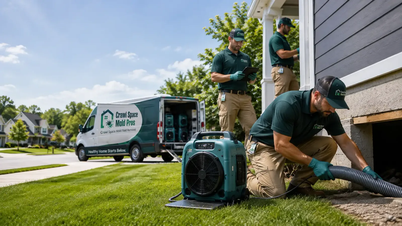 Crawl Space Mold Removal in Dexter, IA